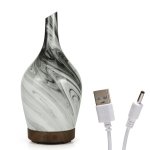 (image for) Aroma Atomiser - Glass Abstract Grey USB