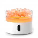 (image for) Himalayan Salt Aroma Diffuser - Night Light - USB-C - Flame Effect ( salt included)