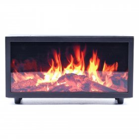 Flame Effect Aroma Diffuser with Birdsound - Black USB - Colour Change Flame Effect Aroma Diffuser with Birdsound - Black USB - Colour Change