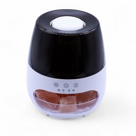 Salt Stone Flame Effect Aroma Diffuser - White USB - Colour Change and Timer Salt Stone Flame Effect Aroma Diffuser - White USB - Colour Change and Timer