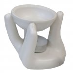 (image for) Helping Hand Oil Burner - White