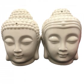 Buddah Head Oil Burner - White Buddah Head Oil Burner - White