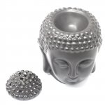 (image for) Buddah Head Oil Burner - Dark Brown