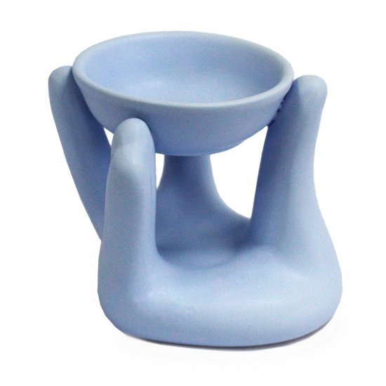 (image for) Open Hands Oil Burner - Blue