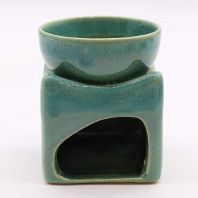 Lucky Coin Large Oil Burner - Jade Lucky Coin Large Oil Burner - Jade