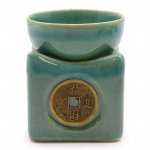 (image for) Lucky Coin Large Oil Burner - Jade