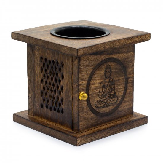 (image for) Large Mango Box Burner - Buddha