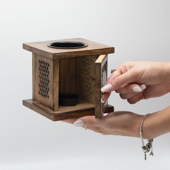 (image for) Large Mango Box Burner - Tree of life