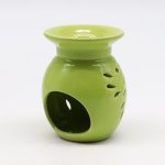 (image for) Floral Oil Burner - Lime