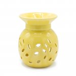 (image for) Floral Oil Burner -Yellow