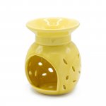 (image for) Floral Oil Burner -Yellow
