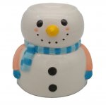 (image for) Snowman Shaped Christmas Ceramic Oil Burner