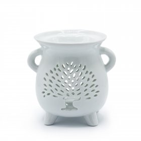 Caildren Oil Burner - Tree of Life - White