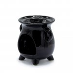 (image for) Cauldron Oil Burner - Tree of Life - Black