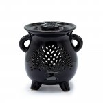 (image for) Cauldron Oil Burner - Tree of Life - Black