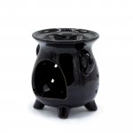 (image for) Cauldron Oil Burner - Moon Phase - Black