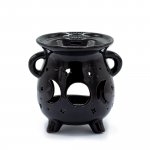 (image for) Cauldron Oil Burner - Moon Phase - Black