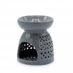 (image for) Classic Oil Burner - Morrocan Cutout - Grey