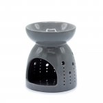 (image for) Classic Oil Burner - Bubbles Cutout - Grey