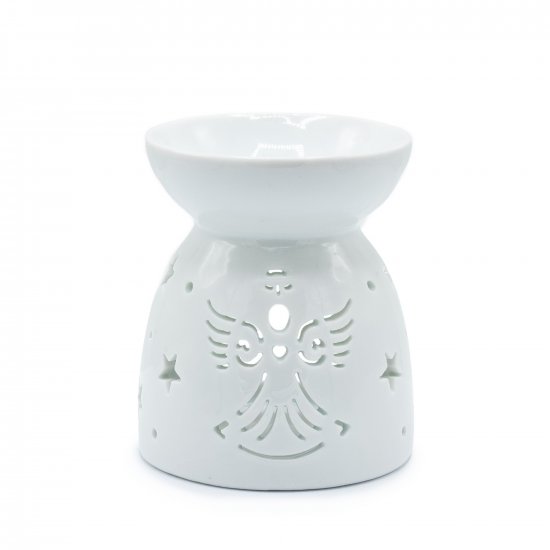 (image for) Oil Burner Angel Cut Out- White
