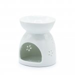 (image for) Oil Burner Buddha Cut Out- White