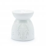 (image for) Oil Burner Buddha Cut Out- White