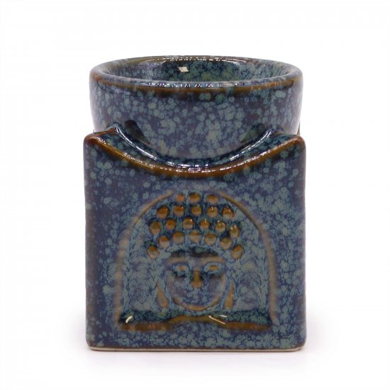 (image for) Square Buddha Burner - Dusty Blue