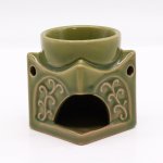 (image for) Square Buddha Burner - Light Jade