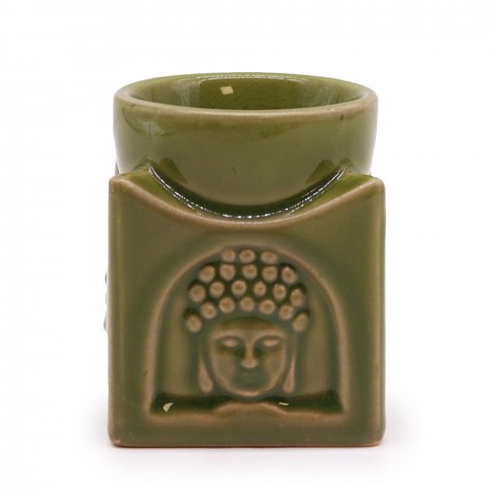 (image for) Square Buddha Burner - Light Jade