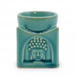 (image for) Square Buddha Burner - Soft Turquoise