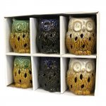 (image for) Classic Rustic Oil Burner - Owl (assorted)