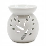 (image for) Lrg Classic White Oil Burner - Tree Cut-out