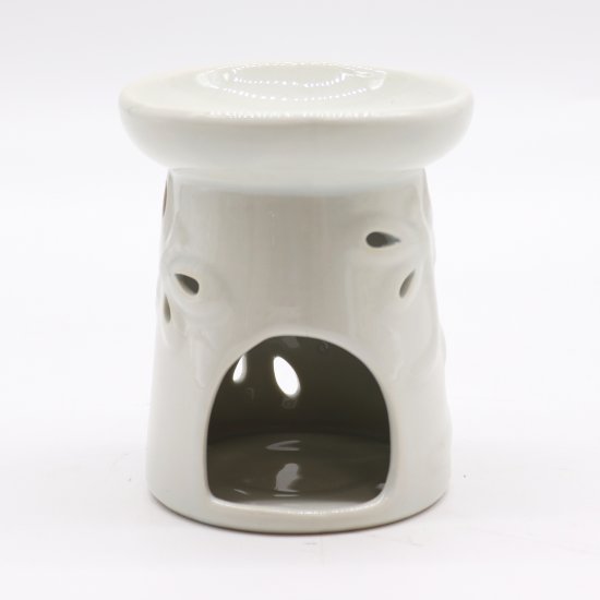 (image for) Classic White Oil Burner - Dragonfly