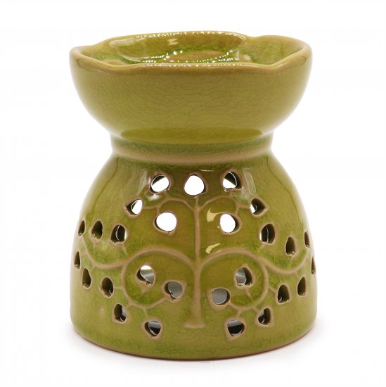 (image for) Tree of Life Oil Burner - Lime