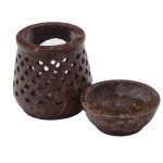 (image for) Small Soapstone Oil Burner 8cm - Classic