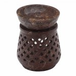(image for) Small Soapstone Oil Burner 8cm - Classic
