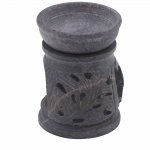 (image for) Small Soapstone Oil Burner 8cm - Om