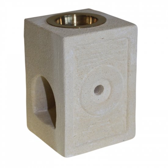 (image for) Stone Oil Burner - Square Moorish