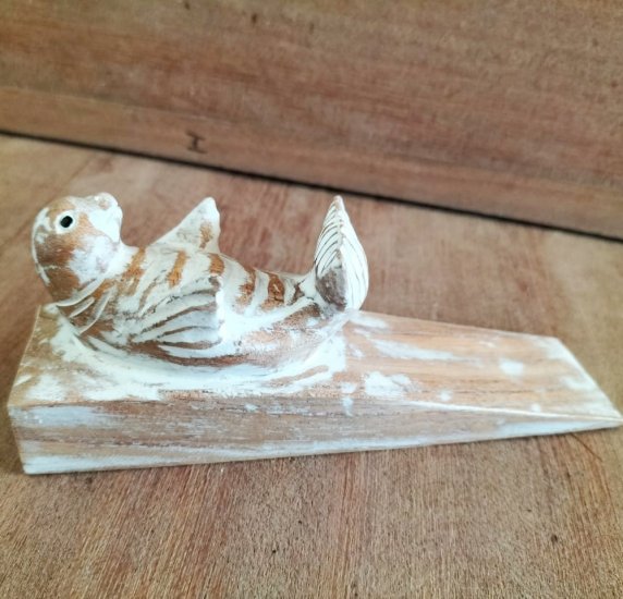 (image for) Hand carved Doorstop - Baby Seal