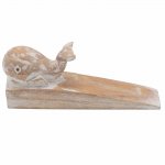 (image for) Hand carved Doorstop - Whale