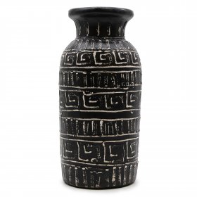 Greek Straight Vase - Chocolate Greek Straight Vase - Chocolate