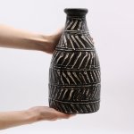 (image for) Greek Taper Vase - Chocolate