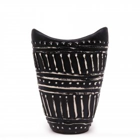 Swirls Shaped Vase - Chocolate Swirls Shaped Vase - Chocolate