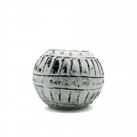 Greek Bubble Clay Plant Pot - Cream 10cm Greek Bubble Clay Plant Pot - Cream 10cm