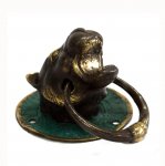 (image for) Brass Door Knocker - Tiger Head