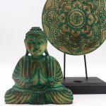 (image for) Buddha Feng Shui Set - Buddha Knot - Green