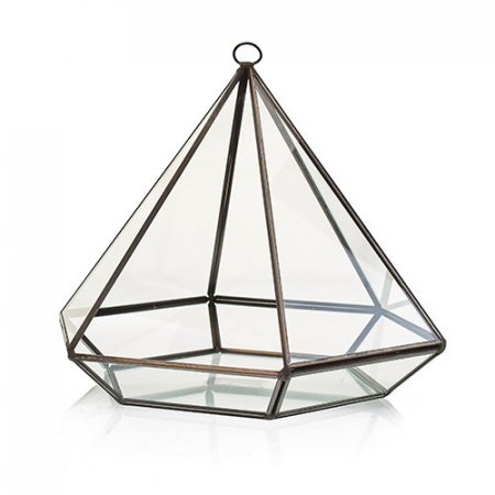 (image for) Glass Terrarium - Large Diamond