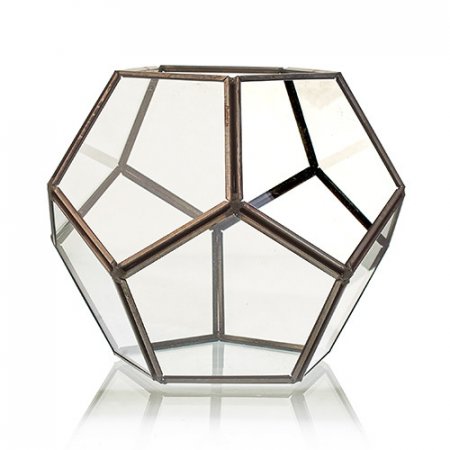 (image for) Glass Terrarium - Large Octagon