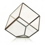 (image for) Glass Terrarium - Cube on Corner