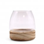 (image for) Mini Terrarium on Natural Tung Wood